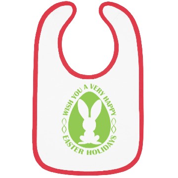 Discover WISH YOU A VERY HAPPY EASTER HOLIDAYS Bibs