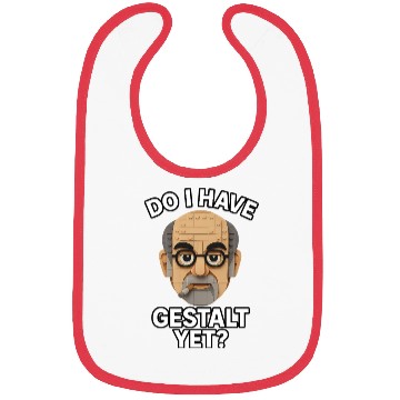 Discover Gestalt brick face Bibs