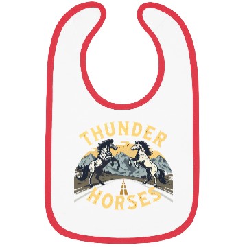 Discover "Thunder Horses – Wild Storm Riders Bibs