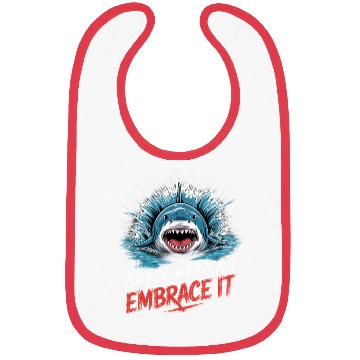 Discover Shark Happens Embrace it Shark Diver Bibs