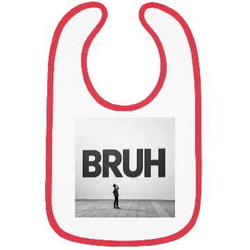 Discover BRUH Moment Deep Thought Youth Bibs