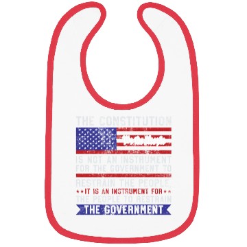 Discover The Constitution Is An Instrument US Patriotic Bibs