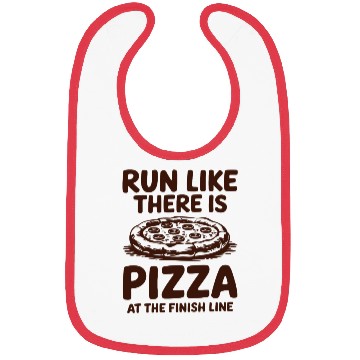 Discover Run Like There Is Pizza Marathon Runner Finish Bibs
