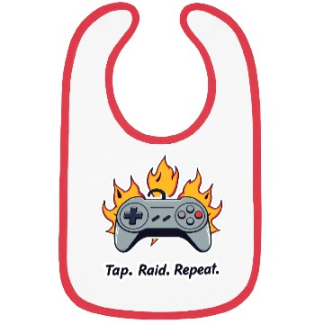 Discover Tap. Raid. Repeat. – Retro Gamer Controller On Fir Bibs