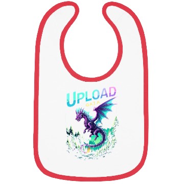 Discover Fantasy Dragon Artwork with Upload Gaia Text Bibs