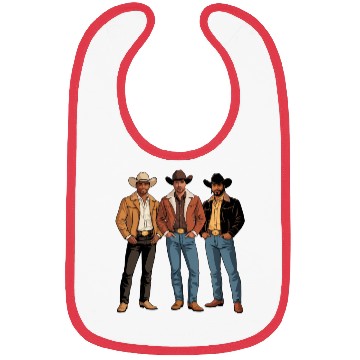 Discover Cowboy Black African American Rodeo Bibs