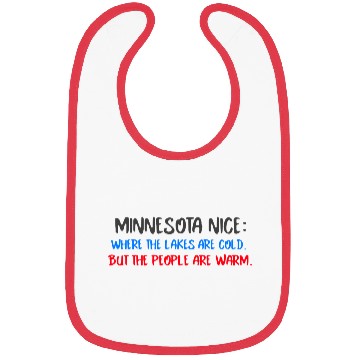 Discover Minnesota Nice People Bibs