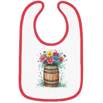 Discover "Rustic Blossom Barrel" Bibs
