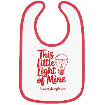 Discover This Little Light Autism Acceptance Graphic Bibs