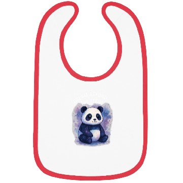 Discover Cosmic Panda Dreamscape - A Celestial Adventure Bibs