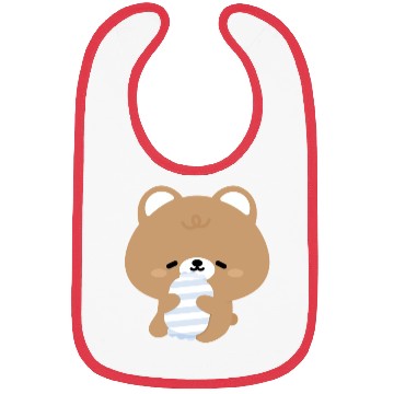 Discover Sleepy Brown Bear Bibs