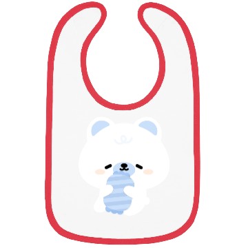 Discover Sleepy Polar Bear Bibs