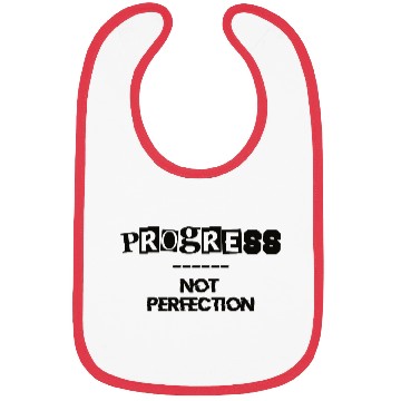 Discover Progress Not Perfection Style Casual Bibs