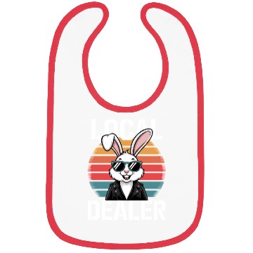 Discover Local Egg Dealer Easter Bunny Vintage Farmer Bibs