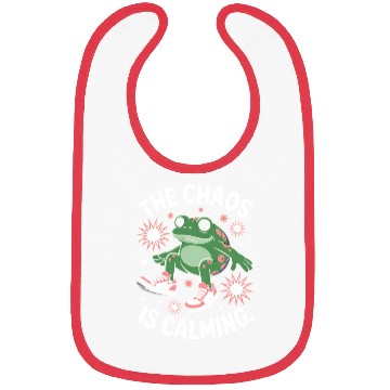Discover Chill Frog Embracing the Chaos Bibs