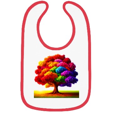 Discover Rainbow colours Spectrum Tree Bibs