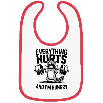 Discover Fitness Gym Sport Weightlifting Everything Hurts Bibs