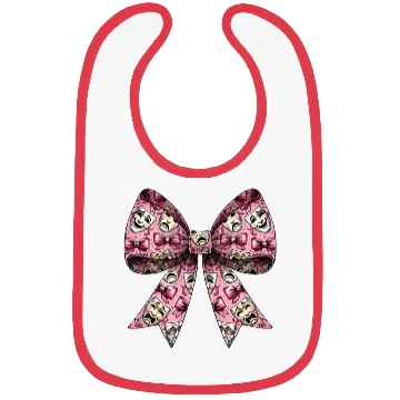 Discover Coquette Bow Theatre Mask Pattern Drama Comedy Bibs