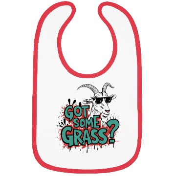Discover Goat Some Grass? Meme Goat Energy Bibs