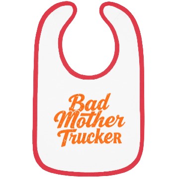 Discover pulp fiction-"Bad motherTrucker" Bibs