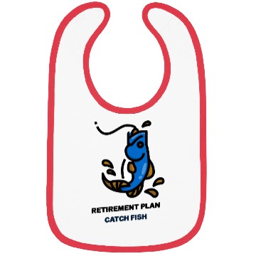 Discover Retirement Plan Catch Fish Bibs