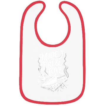 Discover Made with Fire and Love Cooking Bibs