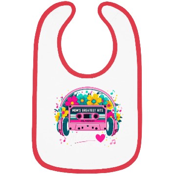 Discover Retro Mom Mixtape Bibs - Mother’s Day Nostalgia
