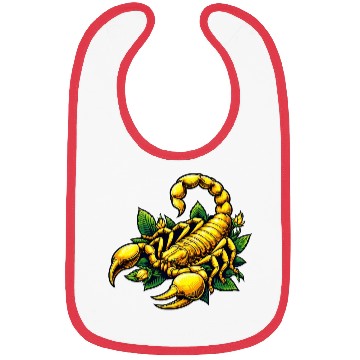 Discover yellow scorpion Bibs