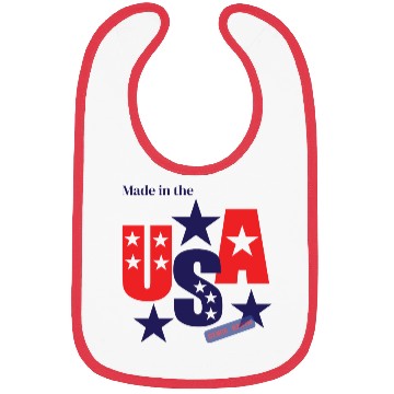 Discover Born USA Star Spangled Pride Bibs