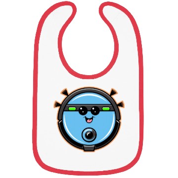 Discover Cute Robot Vacuum Cleaner Bibs