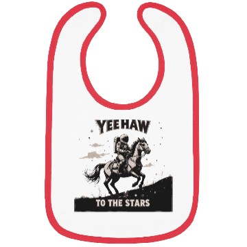 Discover Space Cowboy Yeehaw Bibs