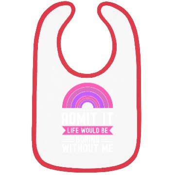 Discover Colorful Rainbow Self-Expression Graphic Bibs