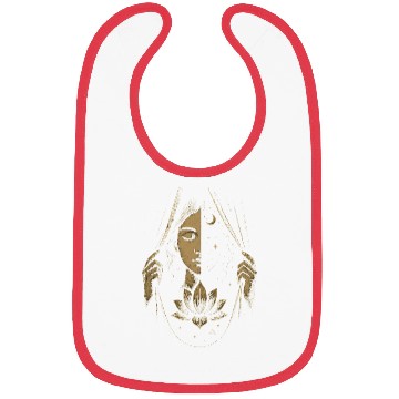 Discover Between Worlds Cosmic Lotus Art Bibs