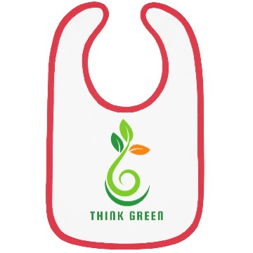 Discover Think Green – Eco-Friendly Green Leaf Bibs