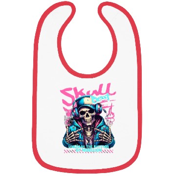 Discover Skull Beat Bibs