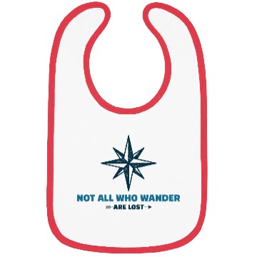 Discover NOT ALL WHO WANDER ARE LOST Bibs