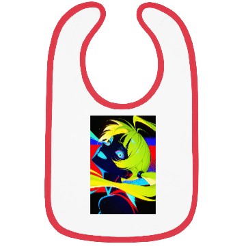 Discover Neon Cyberpunk Anime Aesthetic Bibs