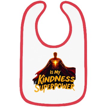 Discover Superpower Kindness Bibs