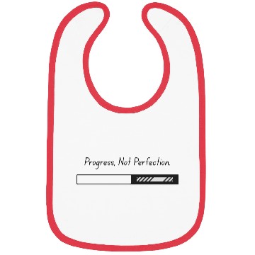 Discover Progress Not Perfection – Growth Bar Design Bibs