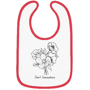 Discover Start Somewhere – Growth Begins Design Bibs