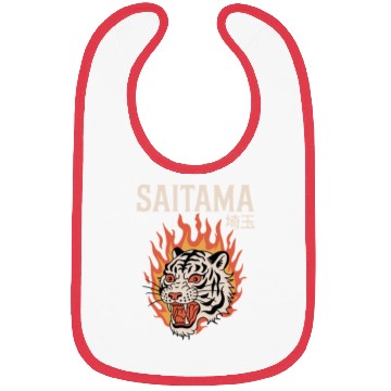 Discover Vintage Saitama Bibs – Bold Tiger Tattoo Design