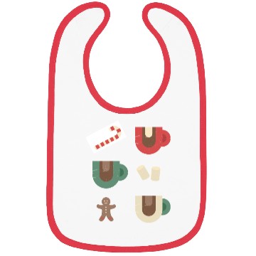 Discover Cute Retro Hot Cocoa Christmas Mug Design Bibs