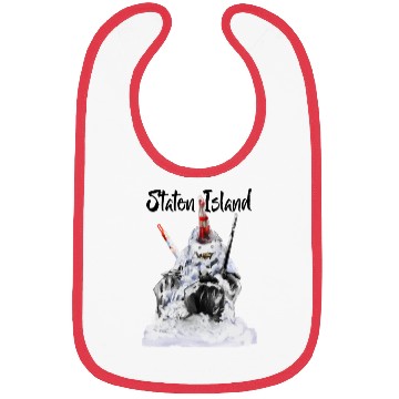 Discover Staten Island Snow Man NYC Bibs