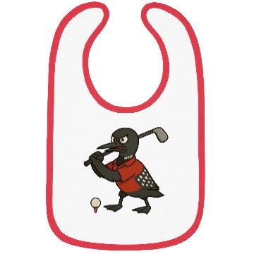 Discover Angry Golf Loon Bibs