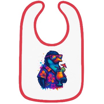 Discover Cool Penguin Vibes Bibs
