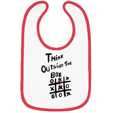 Discover Think Outside the Box – Creative Motivational T-Sh Bibs
