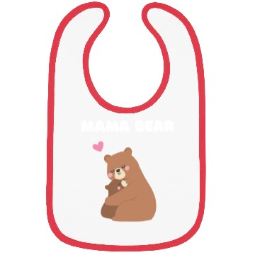 Discover Mama Bear Mother's Day Bibs