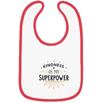 Discover Superpower Kindness Bibs