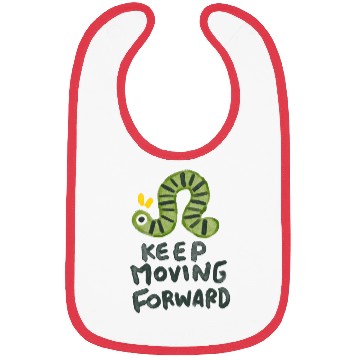 Discover Keep Moving Forwards | Cute Green Bug Bibs