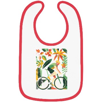 Discover Cycling Boy Comic Look Bibs